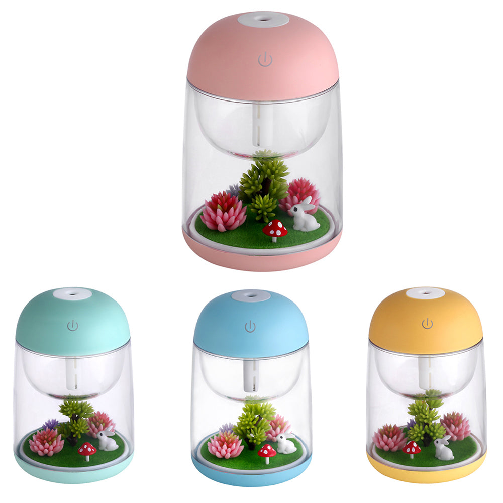 Creative Micro Landscape USB Humidifier Air Purifier Colorful LED Night Light