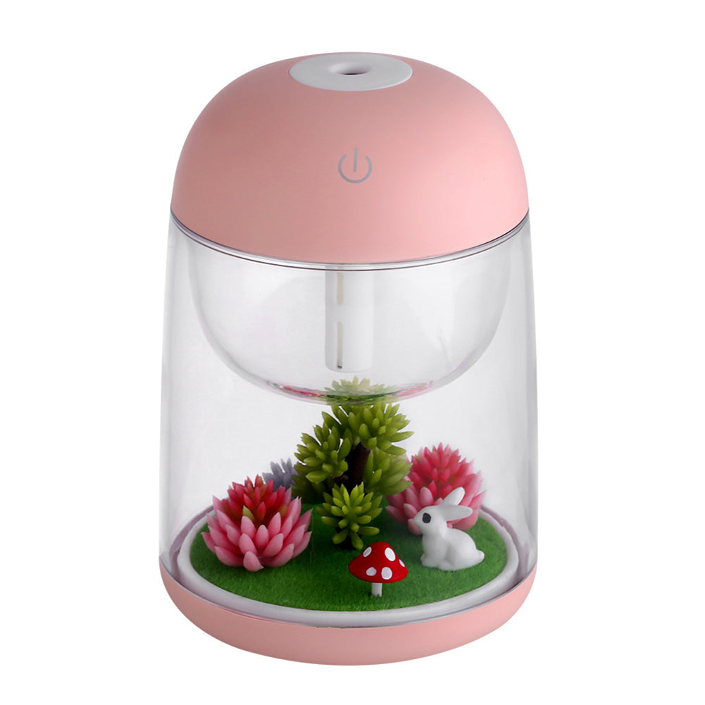 Creative Micro Landscape USB Humidifier Air Purifier Colorful LED Night Light