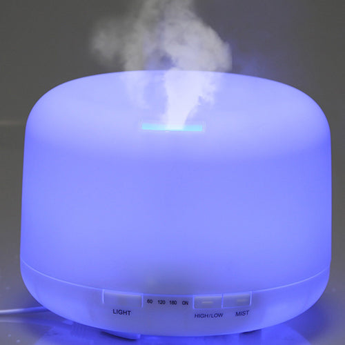 500ml Oil Aroma Diffuser Ultrasonic Mist Humidifier LED Color Changing Light