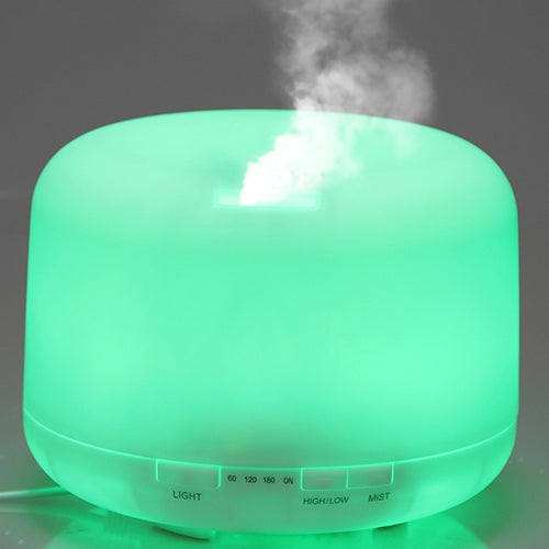 500ml Oil Aroma Diffuser Ultrasonic Mist Humidifier LED Color Changing Light