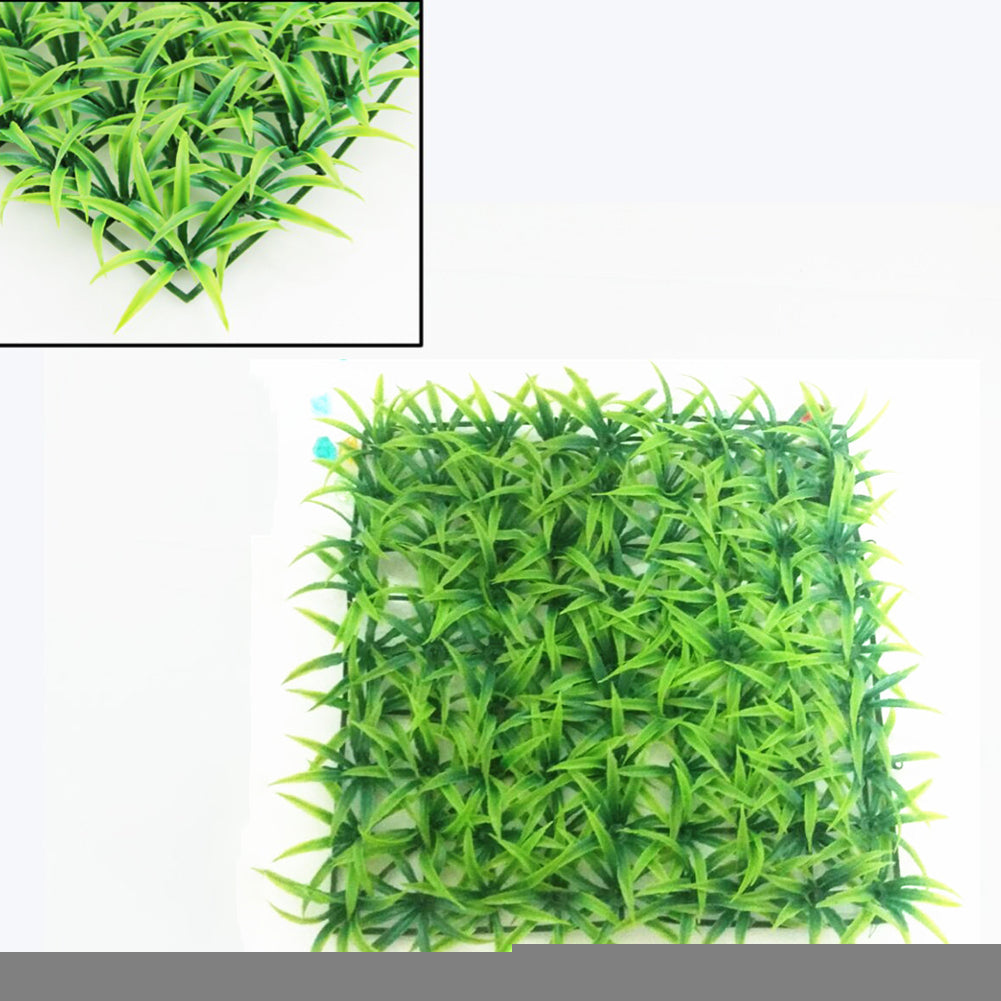 Non-Toxic Plastic Square Artificial Grass Lawn Turf Grass Mat Greensward Decor