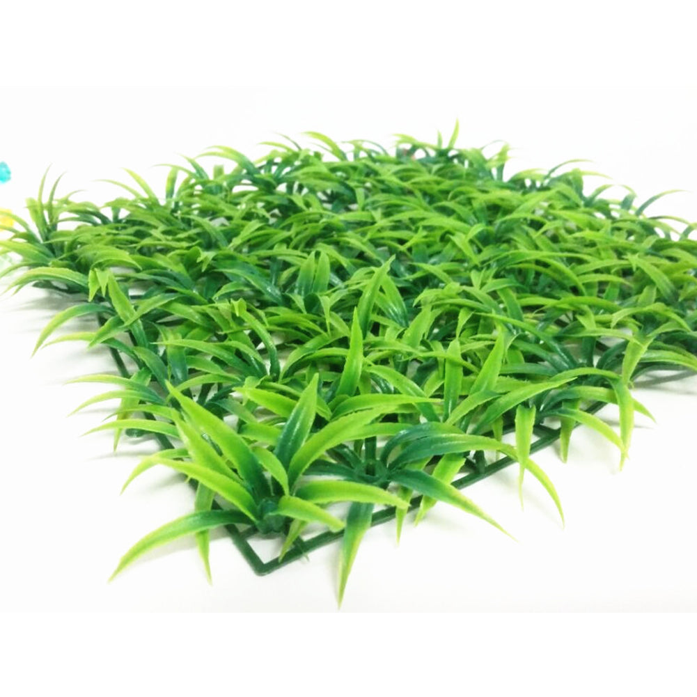 Non-Toxic Plastic Square Artificial Grass Lawn Turf Grass Mat Greensward Decor