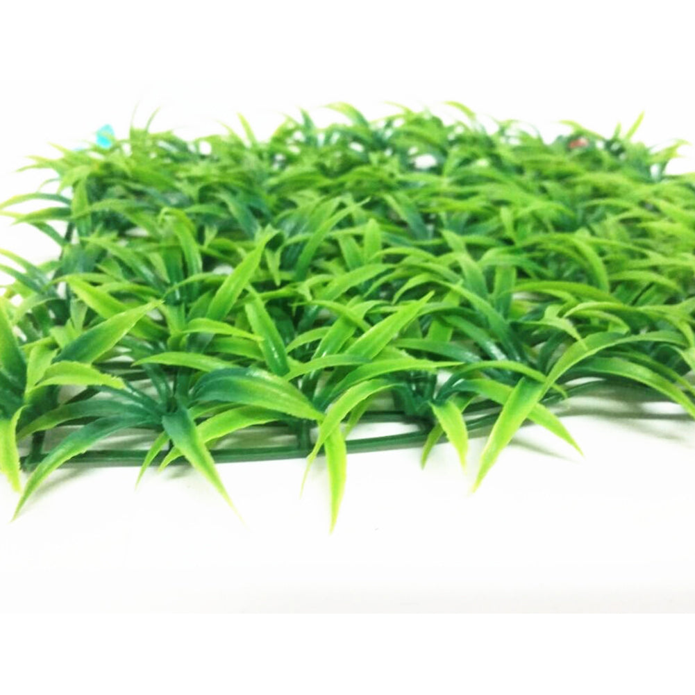Non-Toxic Plastic Square Artificial Grass Lawn Turf Grass Mat Greensward Decor
