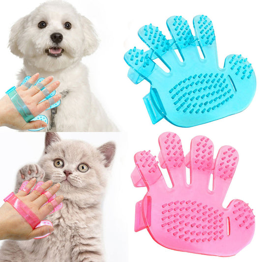 Cat Dog Cleaning Grooming Tool Pet Bath Shower Brush Hand Shape Massage Glove