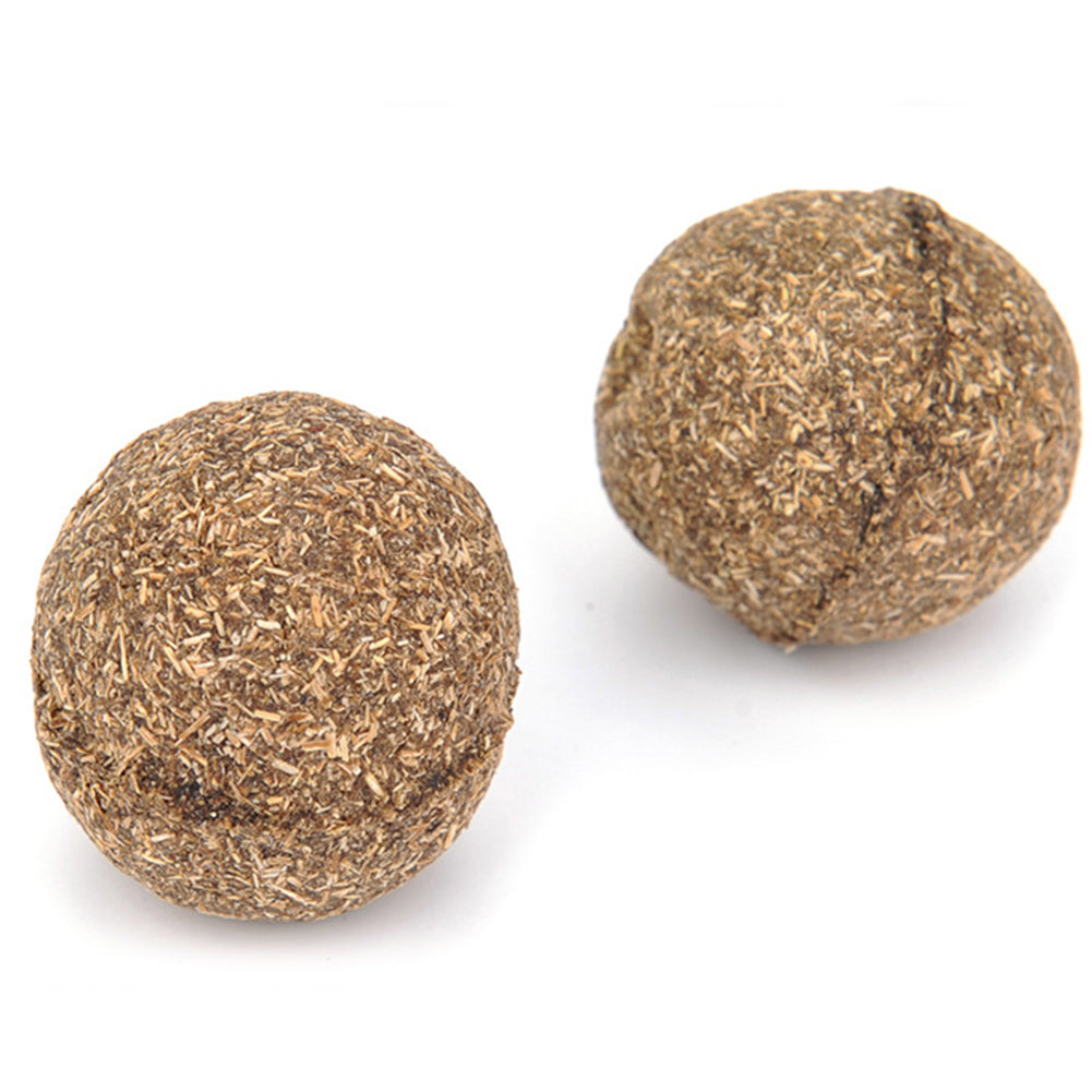 1Pc Natural Catnip Healthy Funny Treats Ball Pet Kitten Cat Playing Relaxing Toy