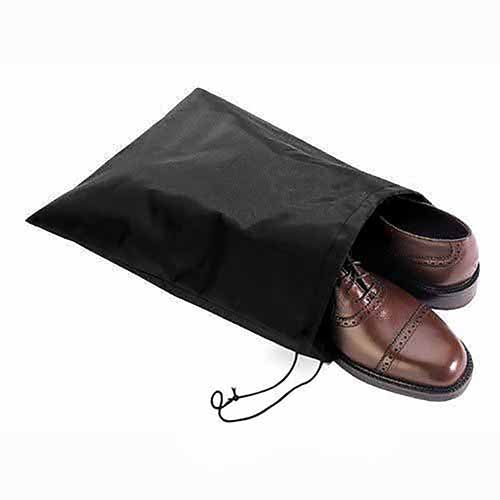 2 Pcs Outdoor Travel Pouch Portable Shoes Storage Drawstring Anti-Dust Bag