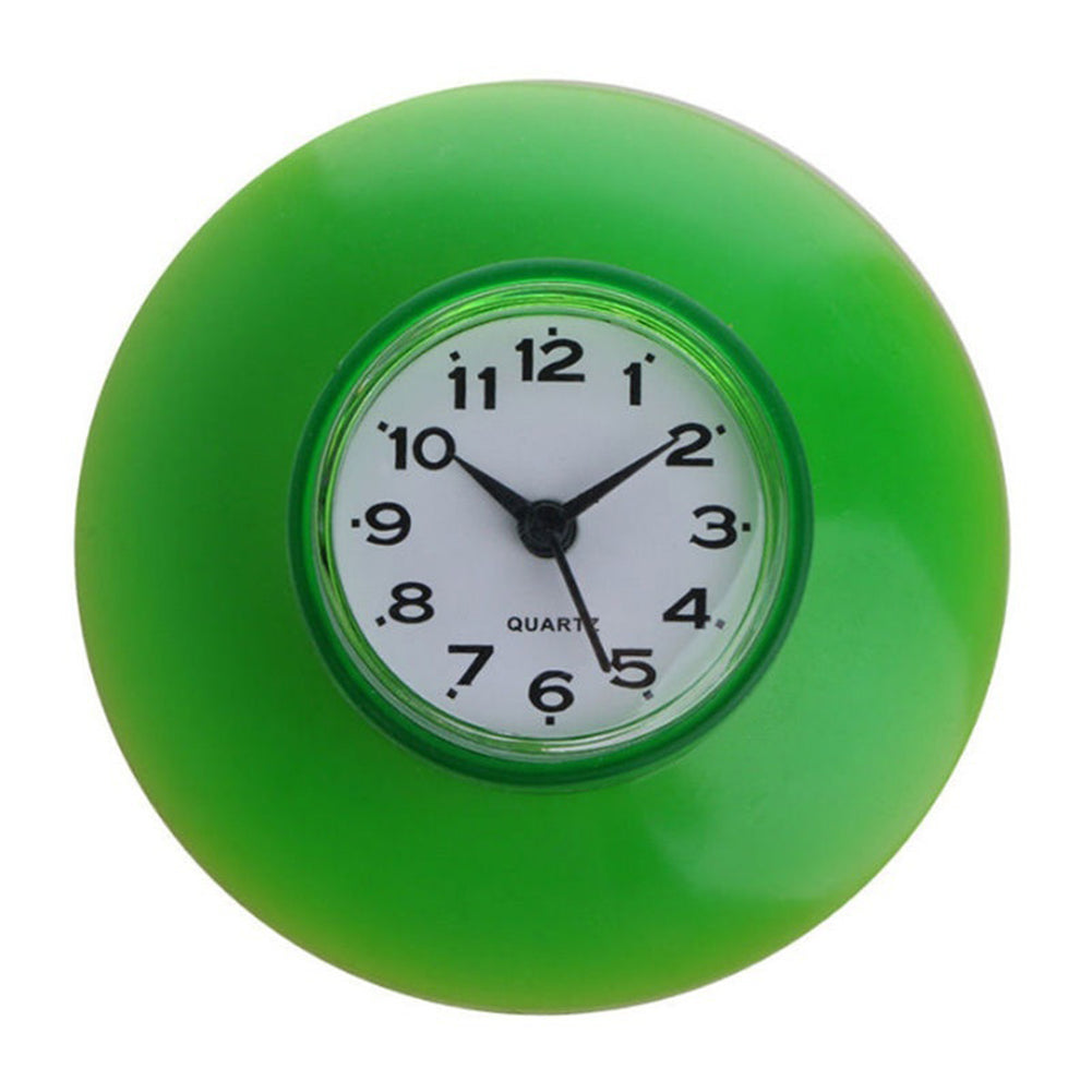 Waterproof Kitchen Bathroom Shower Wall Clock Suction Cup Fridge Decoration Gift