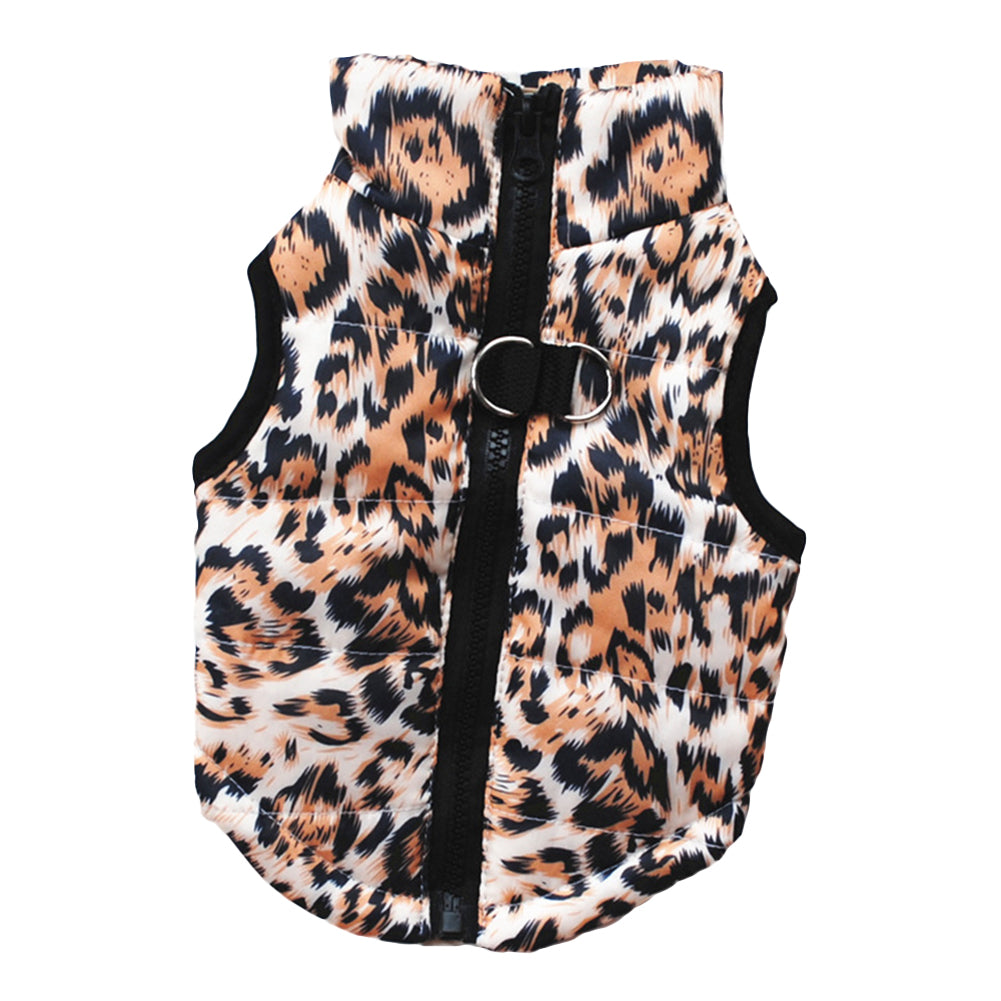 Winter Autumn Cute Leopard Skull Camouflage Pet Cat Dog Apparel Vest Clothes