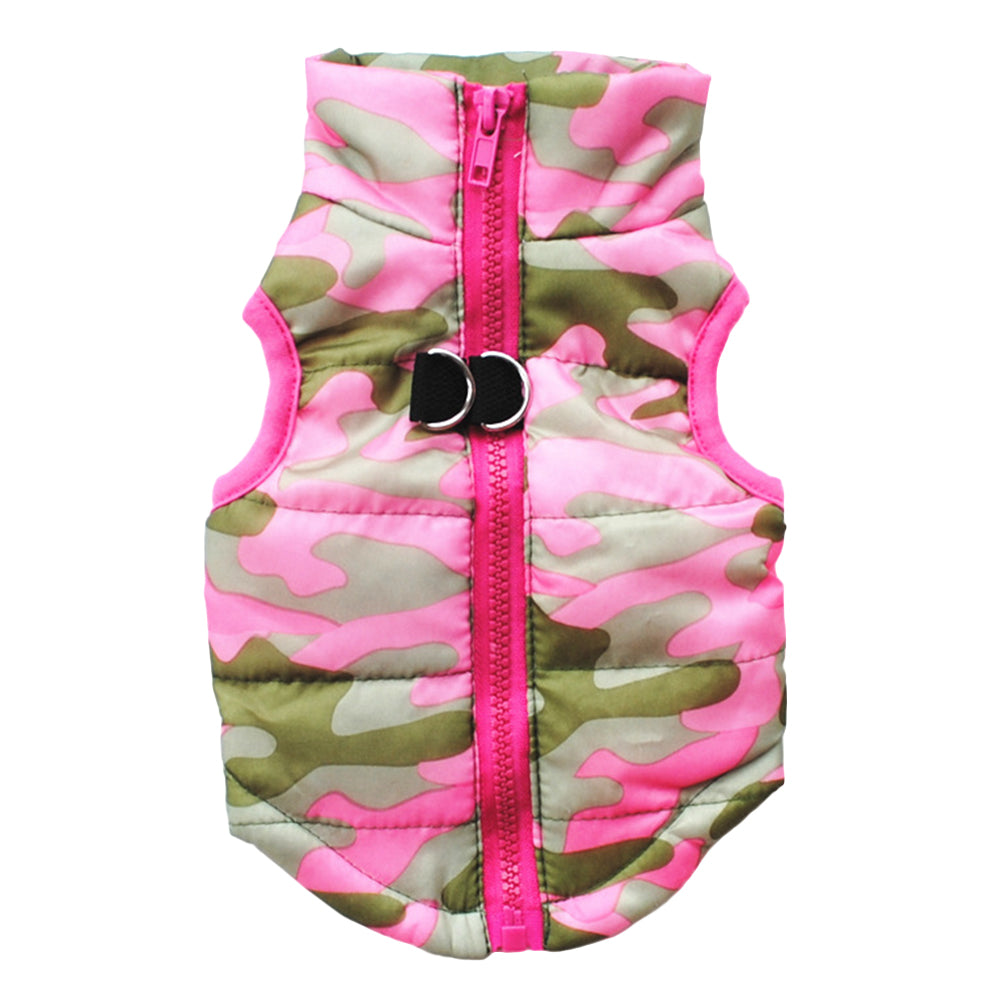 Winter Autumn Cute Leopard Skull Camouflage Pet Cat Dog Apparel Vest Clothes