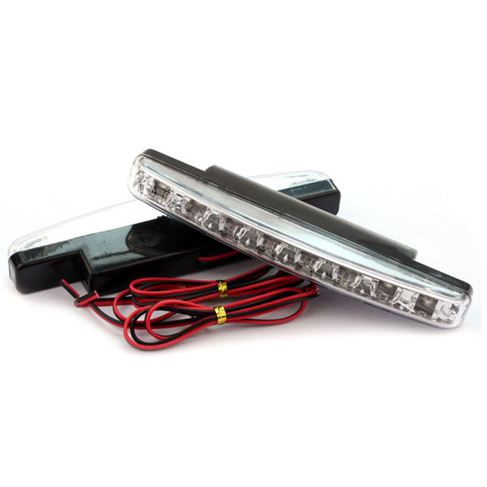 8LED DC 12V Car Truck Auto Daytime Driving Running Light DRL Fog Lamp Headlight