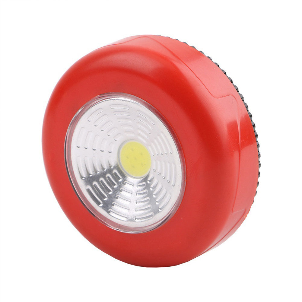 Wireless Push Tap COB Night Light Home Kitchen Cabinet Closet Stick On Lamp