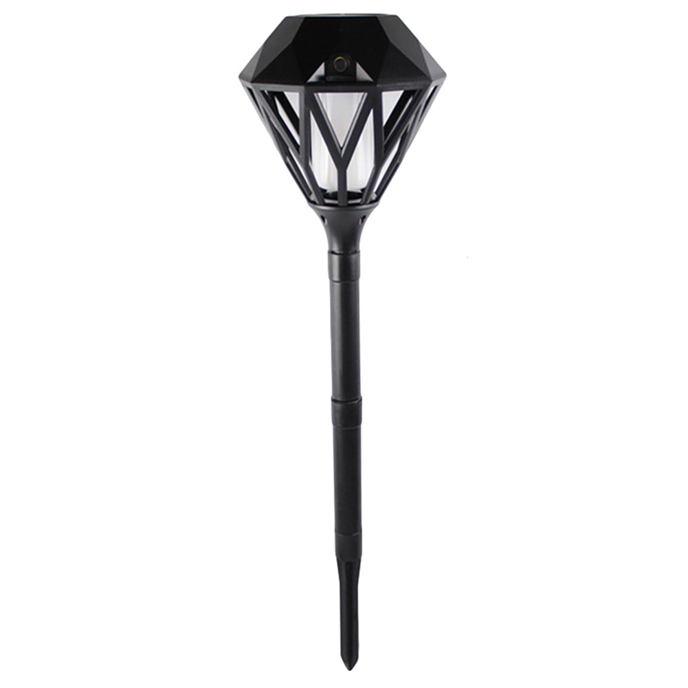 USB Charging Solar LED Flame Light Waterproof Decorative Garden Lawn Wall Lamp