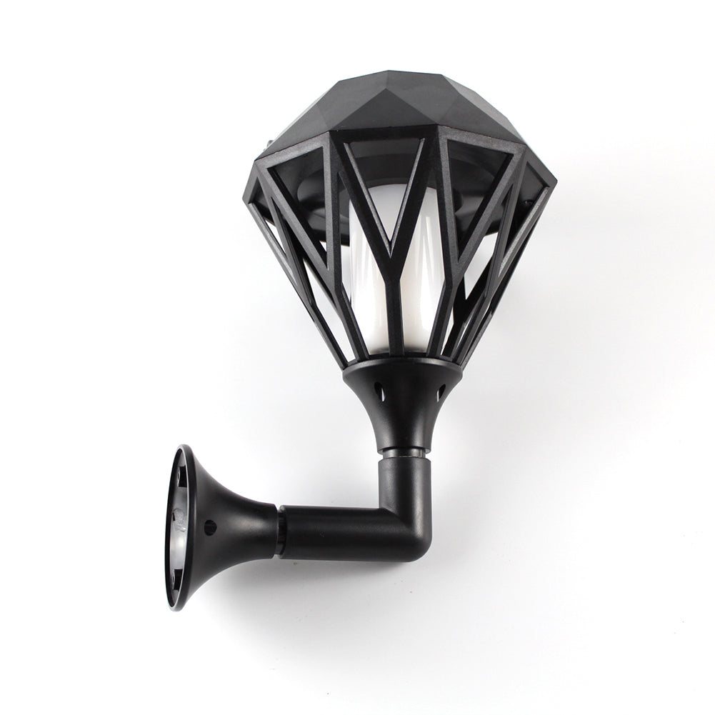 USB Charging Solar LED Flame Light Waterproof Decorative Garden Lawn Wall Lamp