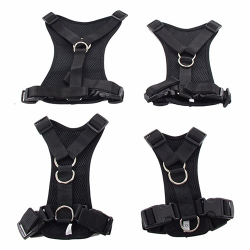 Universal Car Dog Harness Leash Nylon Pet Safety Chest Strap Vest Seat Belt