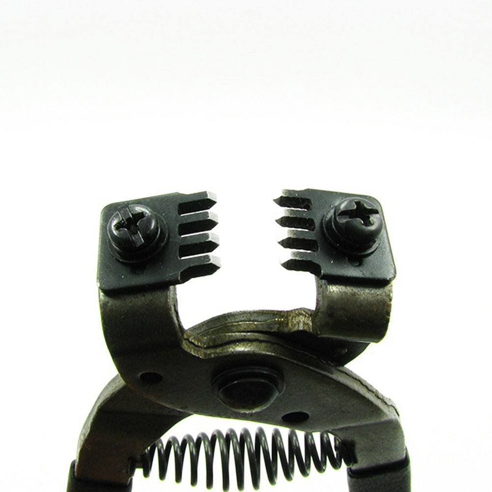 4mm 2/4 Teeth Hand-held Silent Pliers Diamond Cut Puncher Leather Punch Tool