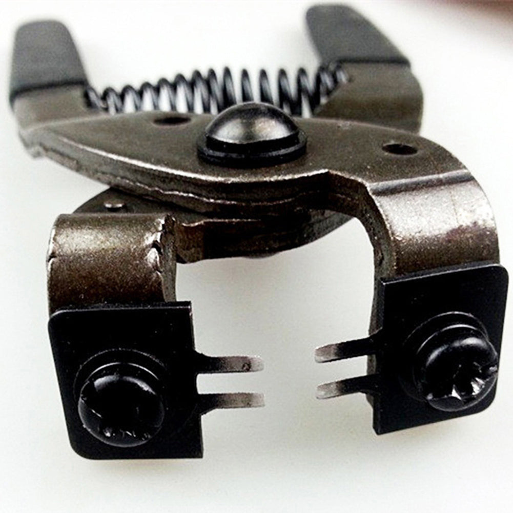 4mm 2/4 Teeth Hand-held Silent Pliers Diamond Cut Puncher Leather Punch Tool