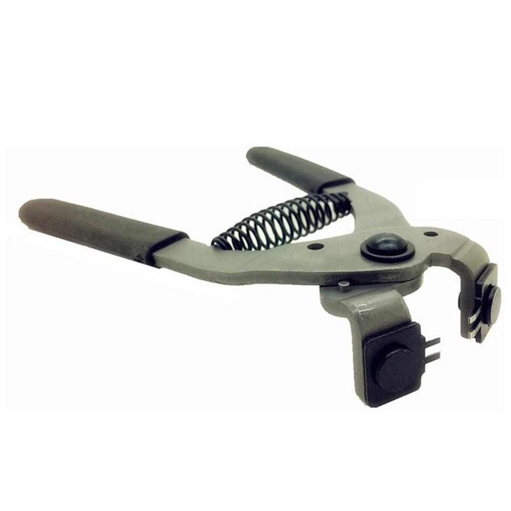 4mm 2/4 Teeth Hand-held Silent Pliers Diamond Cut Puncher Leather Punch Tool