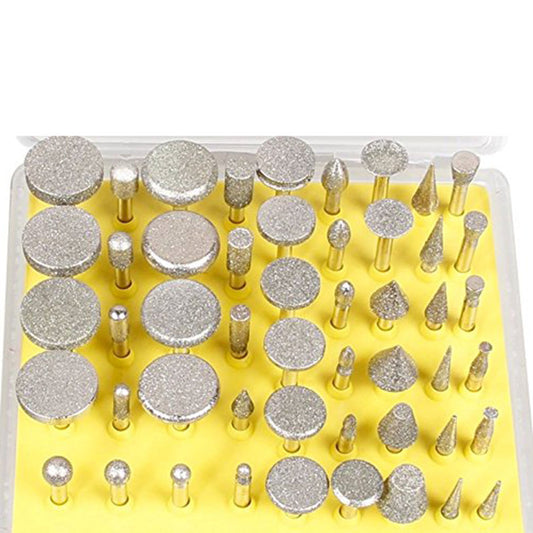 50 Pcs Rotating Craving Grinding Bits Drill Bit Set Electric Grinder Accessories