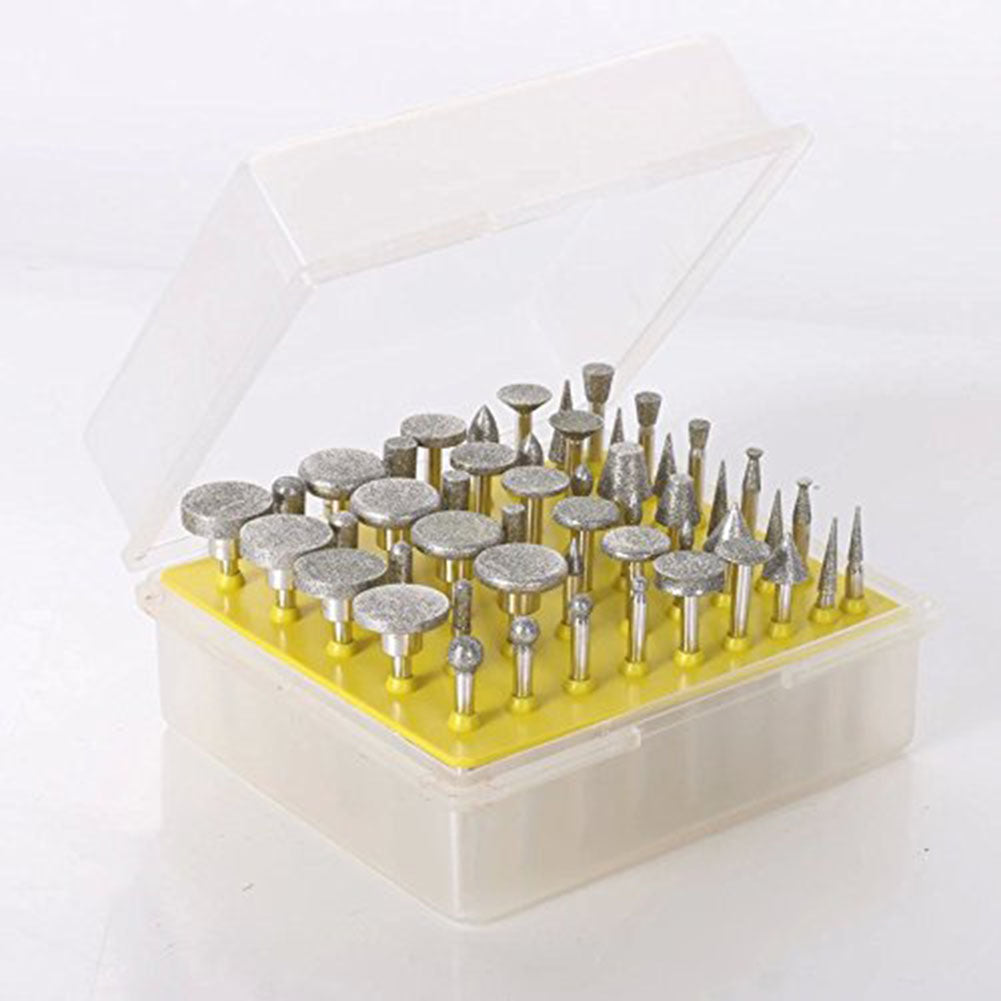 50 Pcs Rotating Craving Grinding Bits Drill Bit Set Electric Grinder Accessories