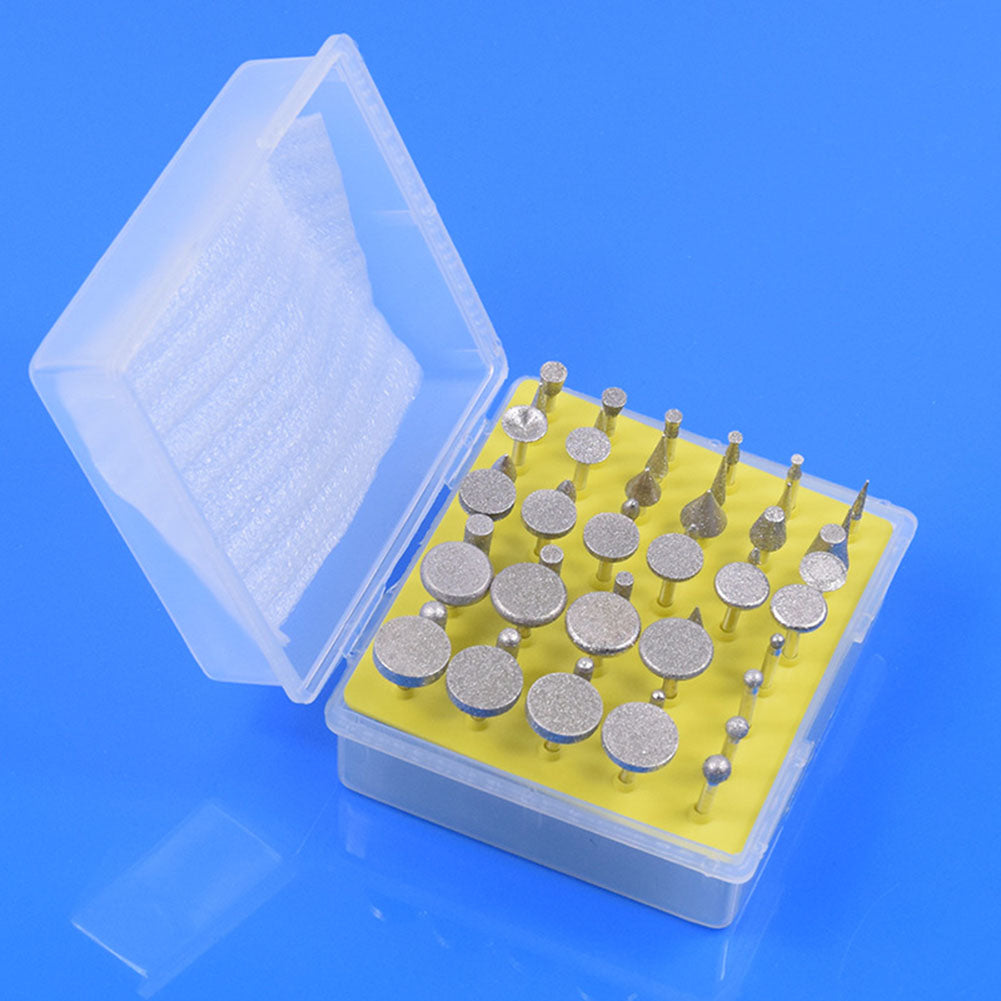 50 Pcs Rotating Craving Grinding Bits Drill Bit Set Electric Grinder Accessories