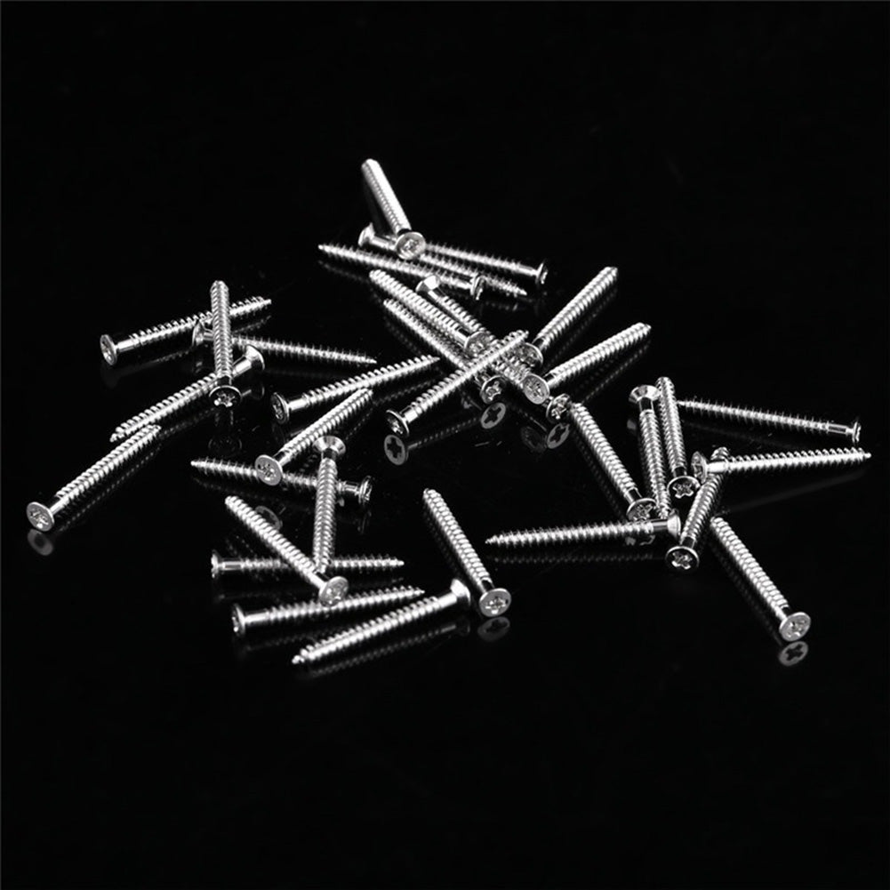 800Pcs M2 Cross Drive Flat Head Self-Tapping Screws Woodworking Fastener with Box