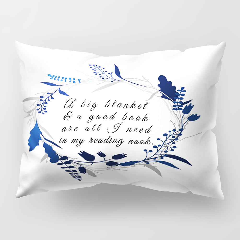 Throw Pillow Case Flower Letter Print Sofa Bed Cushion Cover Home Hotel Decor