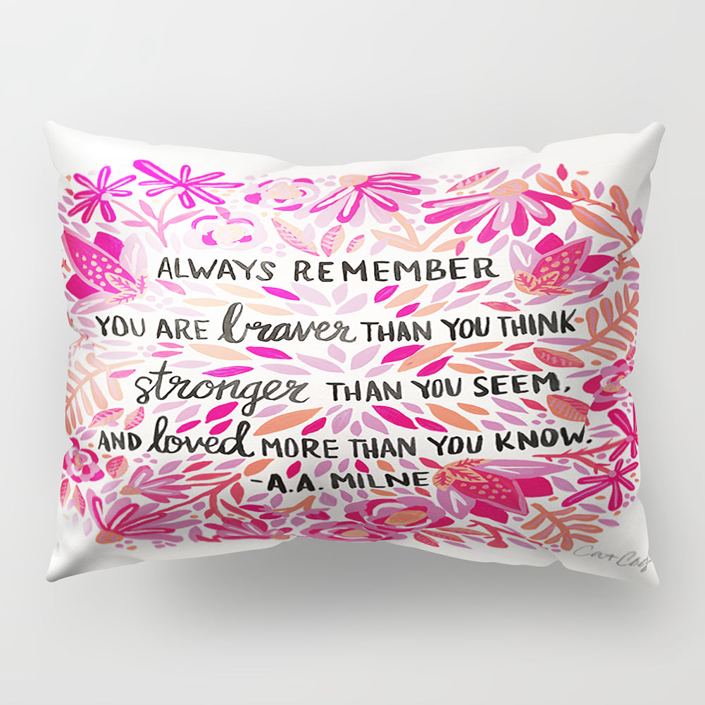 Throw Pillow Case Flower Letter Print Sofa Bed Cushion Cover Home Hotel Decor