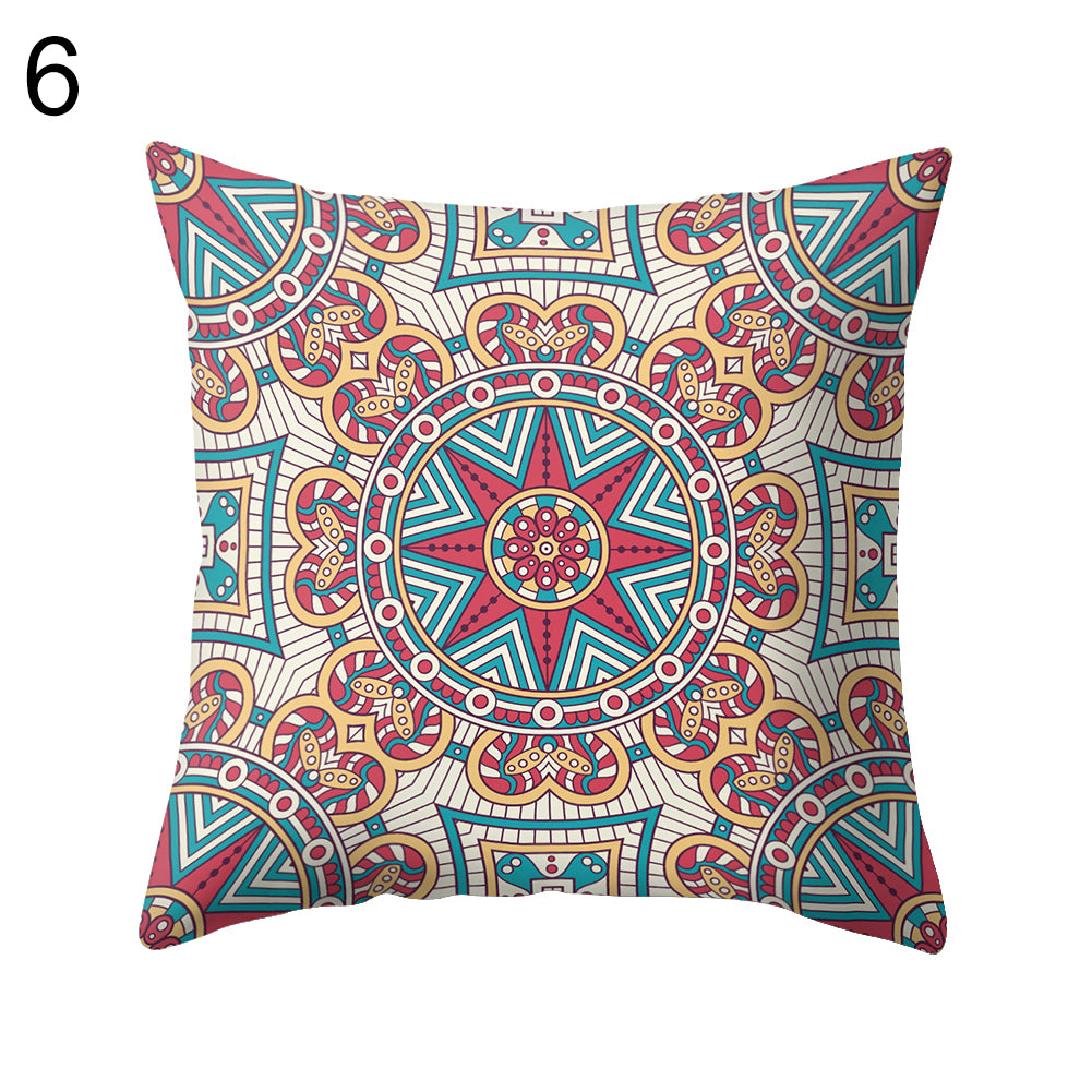 Retro Printed Throw Pillow Case Cushion Cover Sofa Bed Home Office Car Decor