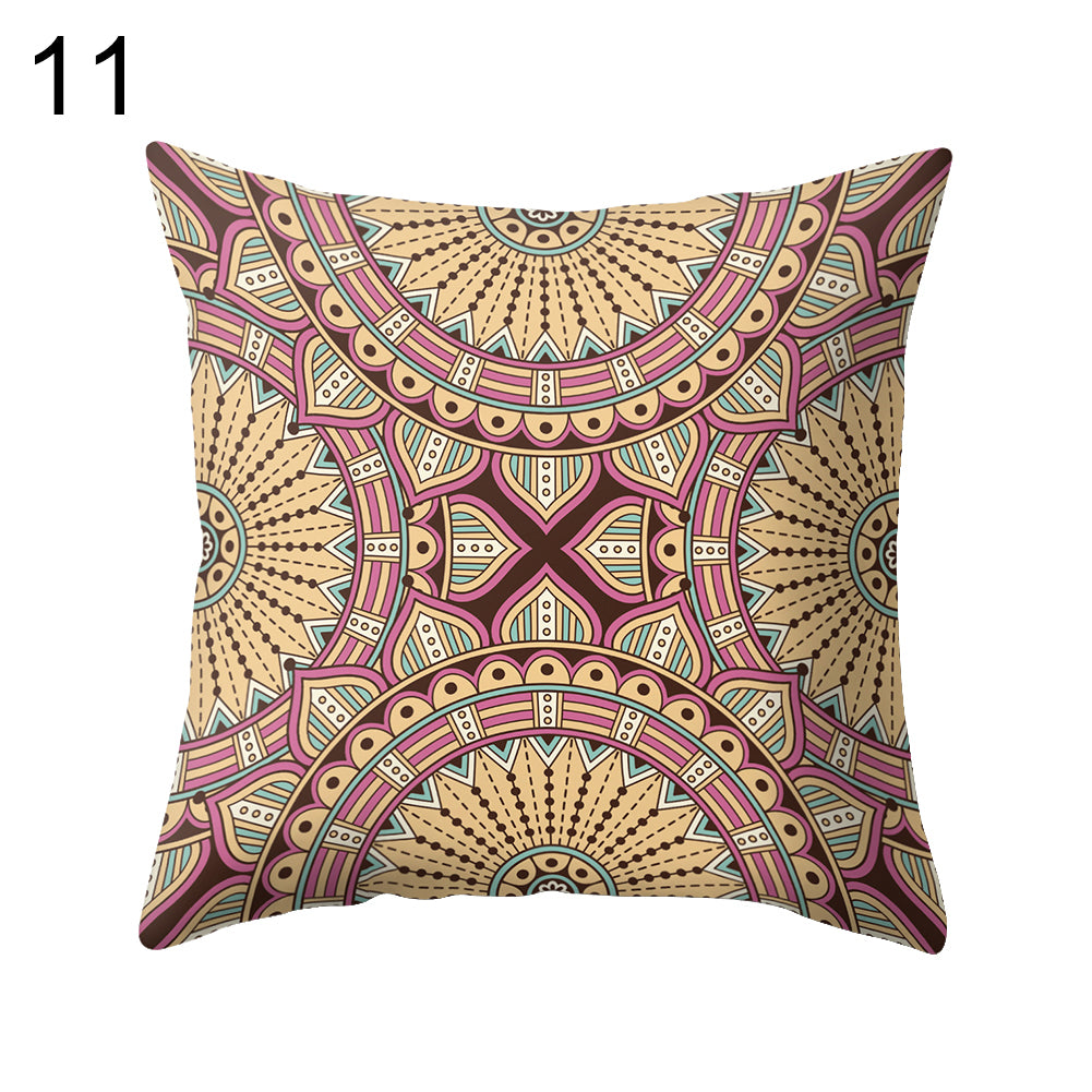 Retro Printed Throw Pillow Case Cushion Cover Sofa Bed Home Office Car Decor