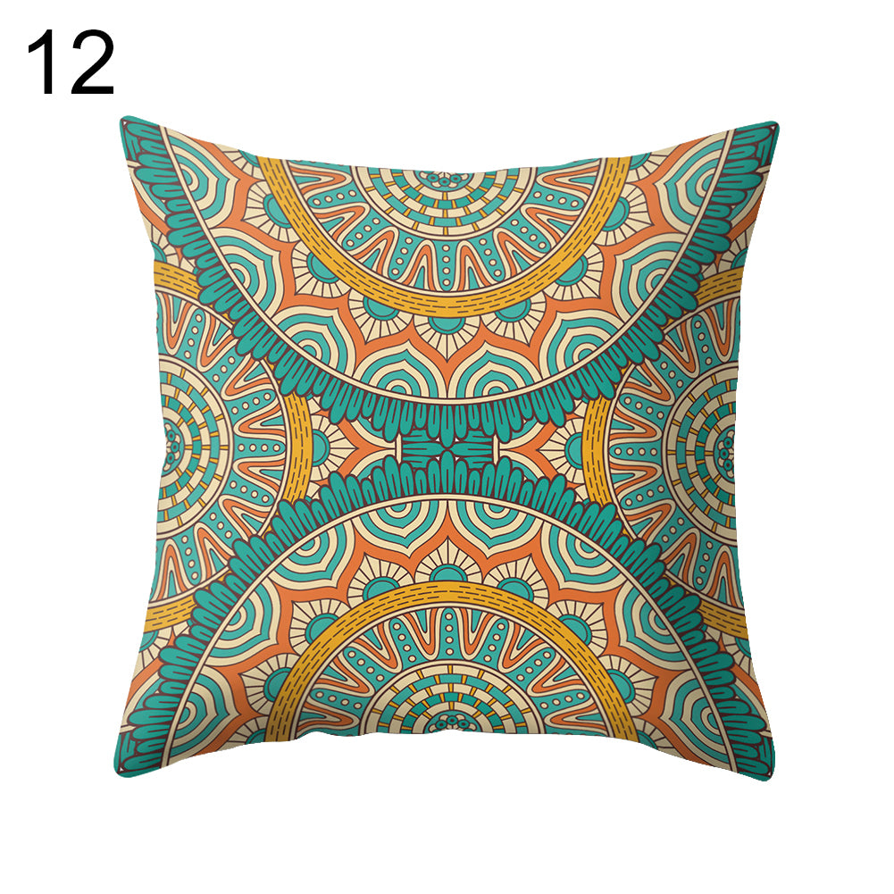 Retro Printed Throw Pillow Case Cushion Cover Sofa Bed Home Office Car Decor