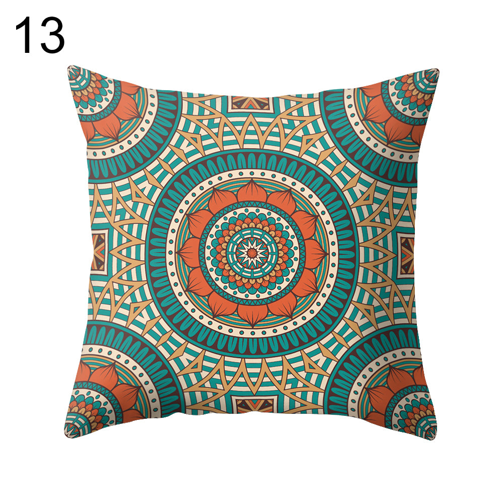 Retro Printed Throw Pillow Case Cushion Cover Sofa Bed Home Office Car Decor