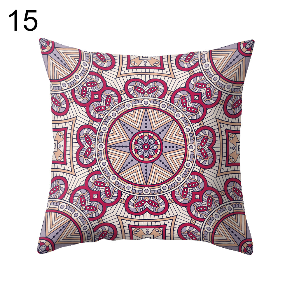Retro Printed Throw Pillow Case Cushion Cover Sofa Bed Home Office Car Decor