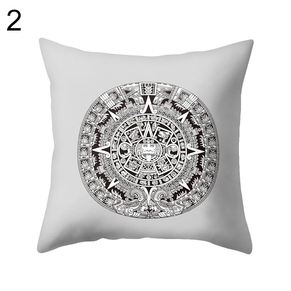 Retro Printed Throw Pillow Case Cushion Cover Sofa Bed Home Office Car Decor