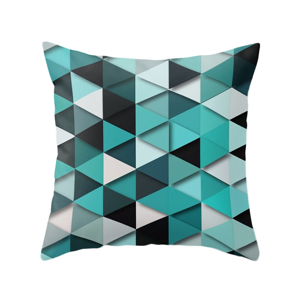 3D Geometric Triangle Printing Home Office Decorative Cushion Cover Pillow Cases