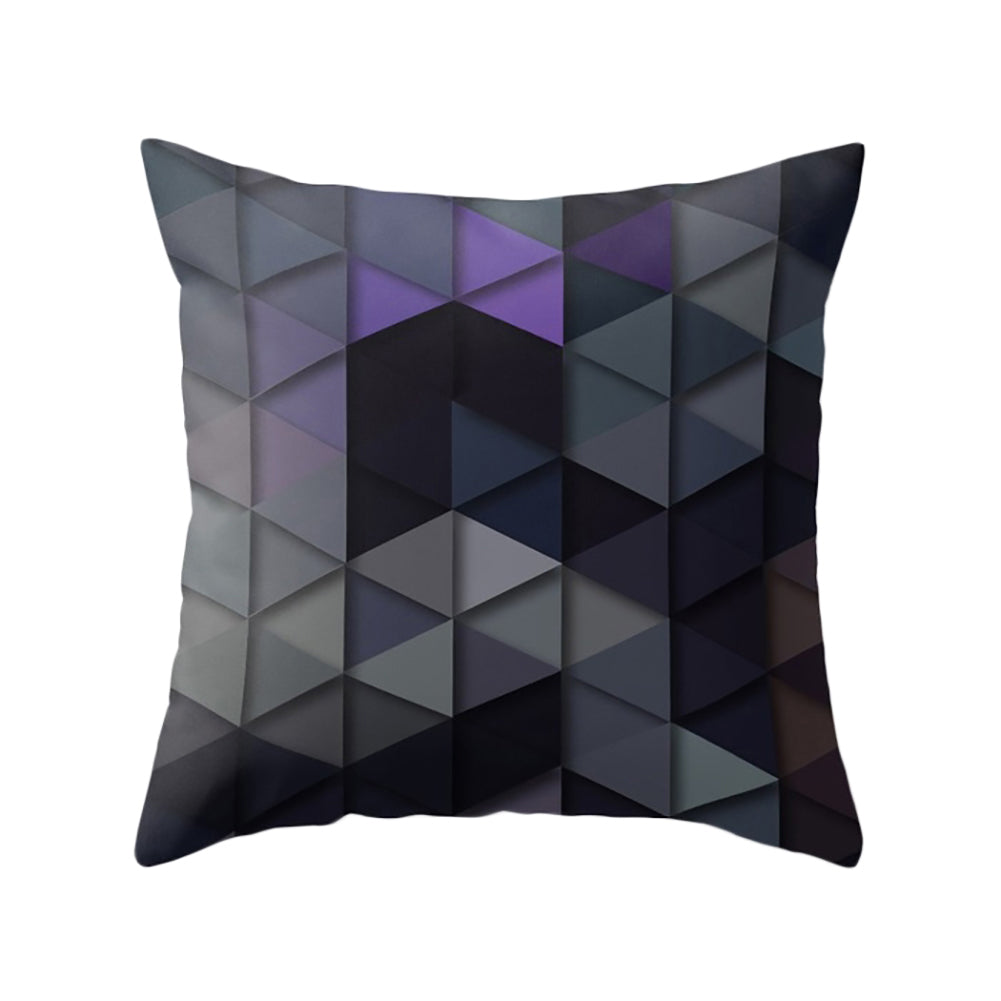 3D Geometric Triangle Printing Home Office Decorative Cushion Cover Pillow Cases