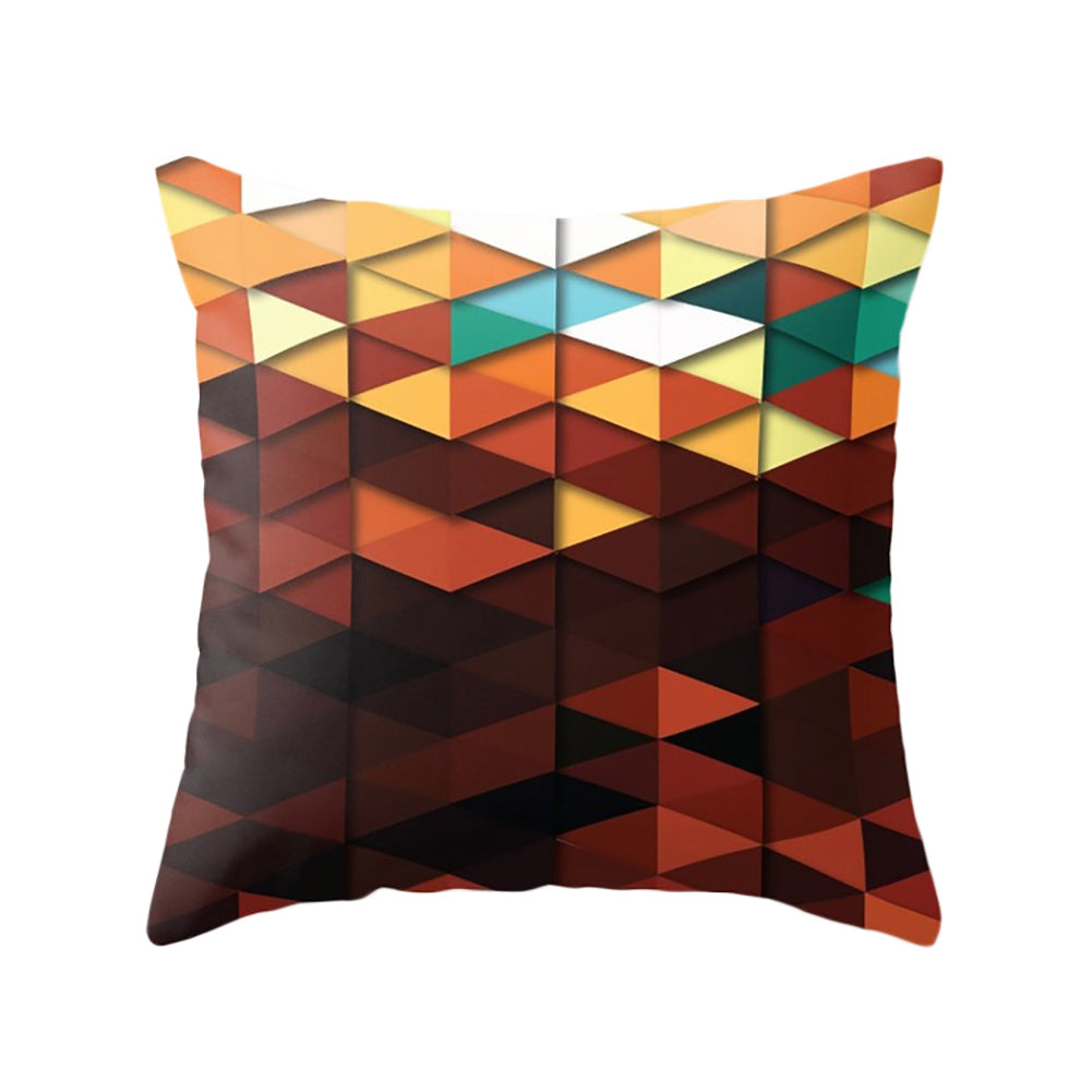 3D Geometric Triangle Printing Home Office Decorative Cushion Cover Pillow Cases
