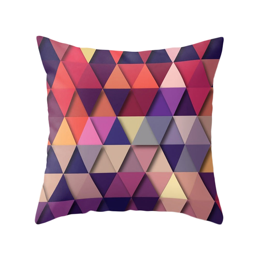 3D Geometric Triangle Printing Home Office Decorative Cushion Cover Pillow Cases