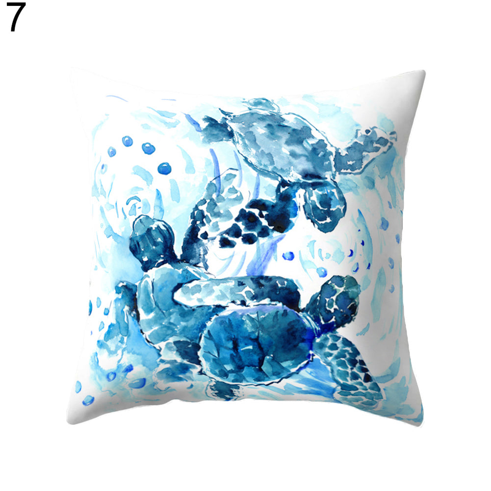Modern Tortoise Sofa Bed Throw Pillow Case Cushion Cover Home Room Decoration