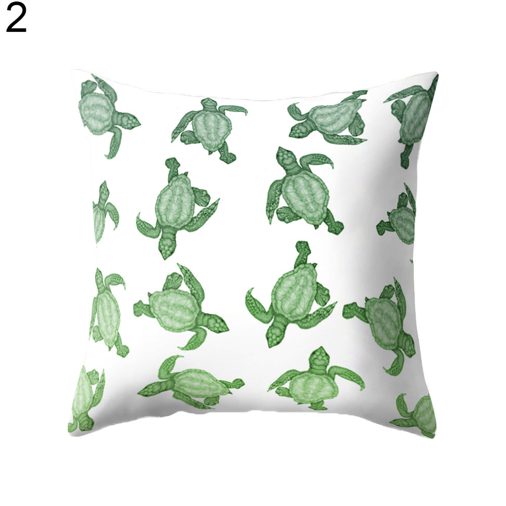 Modern Tortoise Sofa Bed Throw Pillow Case Cushion Cover Home Room Decoration