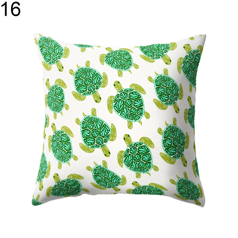 Modern Tortoise Sofa Bed Throw Pillow Case Cushion Cover Home Room Decoration