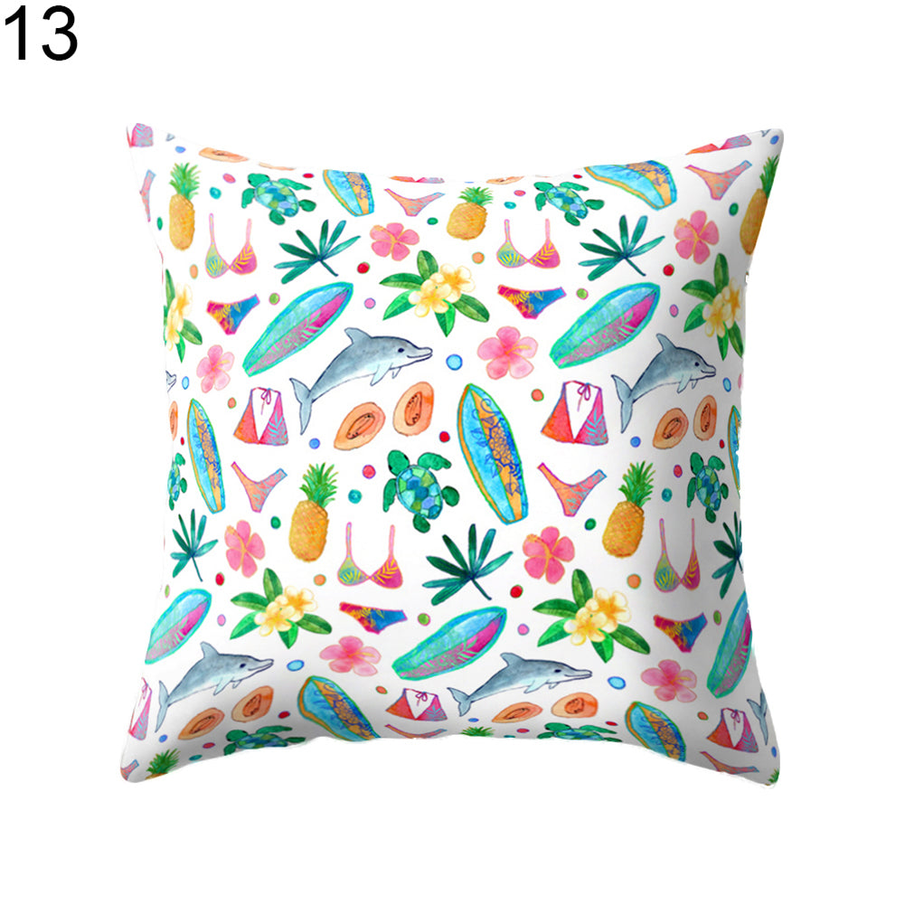 Modern Tortoise Sofa Bed Throw Pillow Case Cushion Cover Home Room Decoration