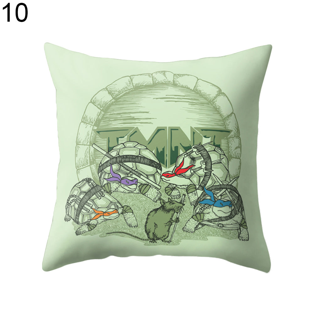Modern Tortoise Sofa Bed Throw Pillow Case Cushion Cover Home Room Decoration