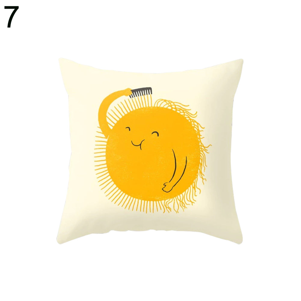 Modern Art Cactus Flower Flamingo Cushion Cover Throw Pillow Case Home Decor