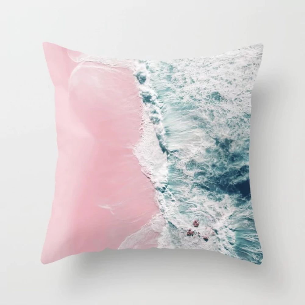 Modern Birds Floral Printing Pillow Case Cushion Cover Square Shape Home Decor