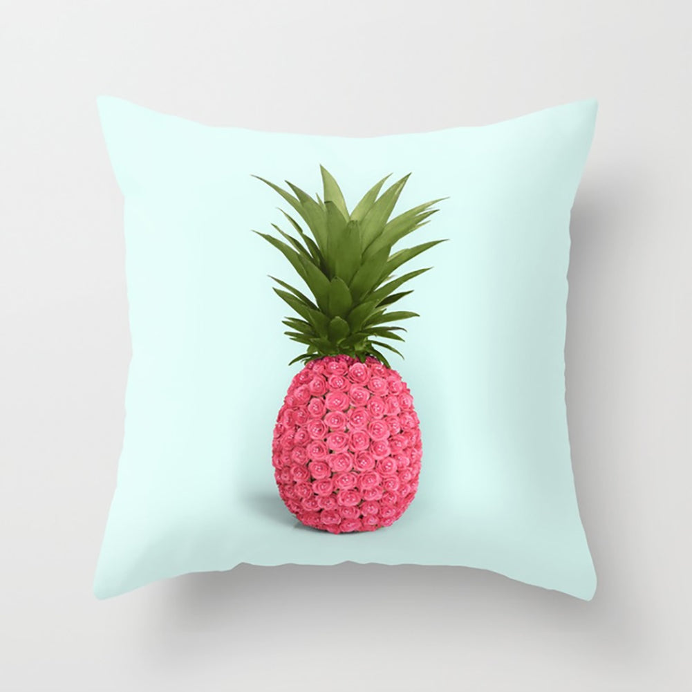 Fashion Colorful Pineapple Tiger Cactus Dog Pillow Case Cushion Cover Car Decor
