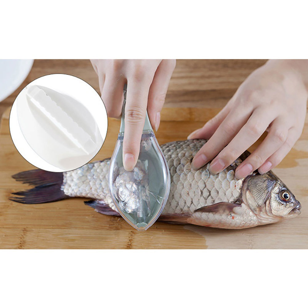 Portable Fish Scales Skin Remover Scraper Peeler Fast Cleaner Kitchen Tools