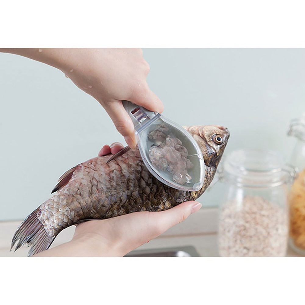Portable Fish Scales Skin Remover Scraper Peeler Fast Cleaner Kitchen Tools