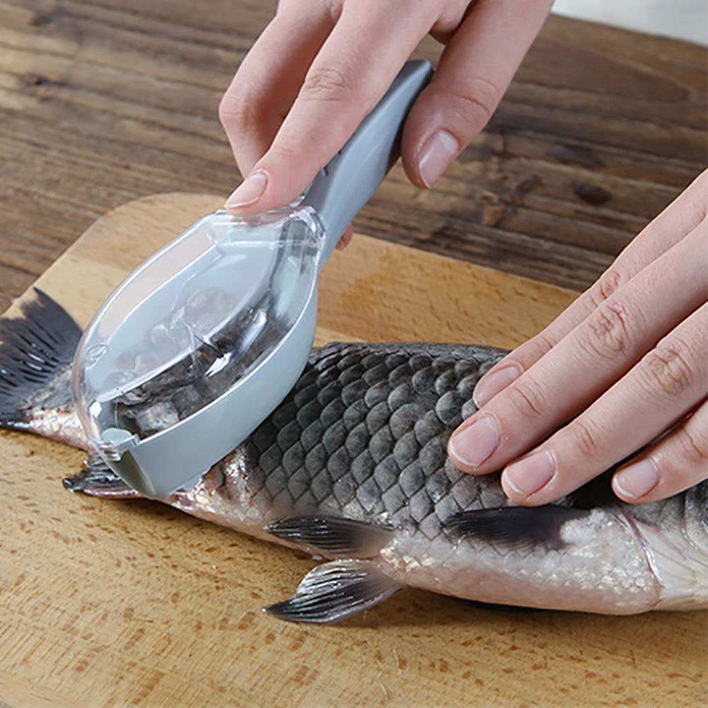 Portable Fish Scales Skin Remover Scraper Peeler Fast Cleaner Kitchen Tools