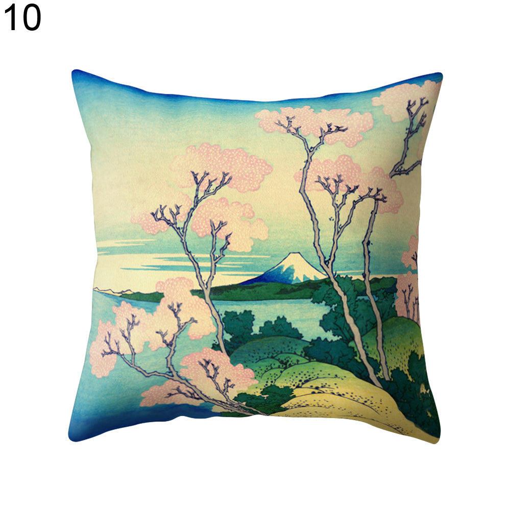 18Inch Tree Mountain Throw Pillow Case Cushion Cover Car Room Sofa Decoration