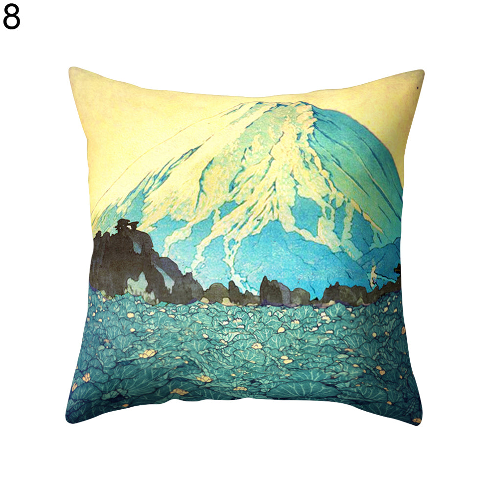 18Inch Tree Mountain Throw Pillow Case Cushion Cover Car Room Sofa Decoration